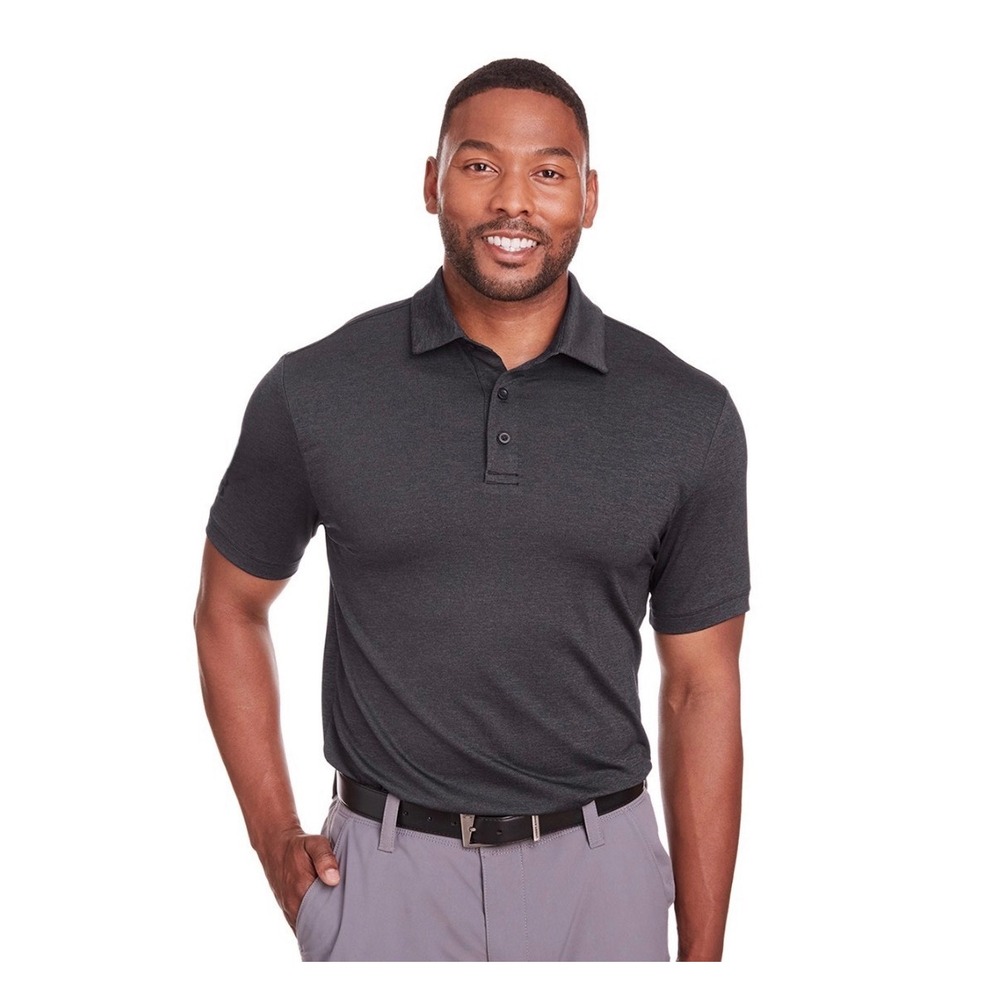 Under Armour Performance Polo Mens LG Gray New HeatGear Short Sleeve 1343091-001